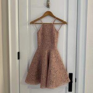Pink Structured Dress